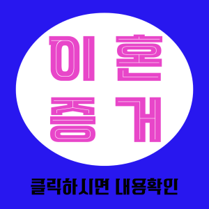 이혼증거